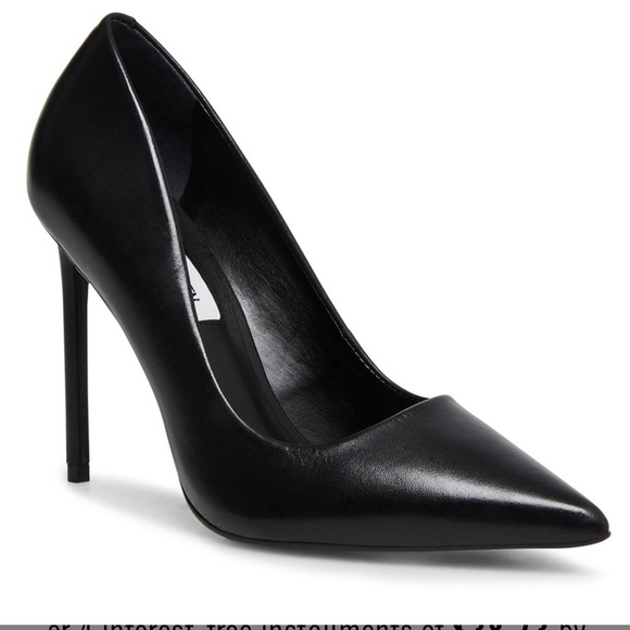 Steve Madden Shoes - VALA BLACK LEATHER